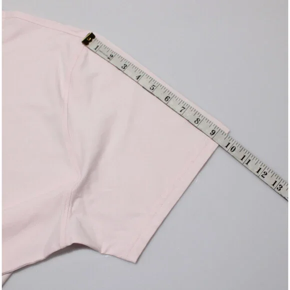 Orchard & Broome NWT Grand Short Sleeve Polo Shirt Size XXL in Pink Cotton Blend